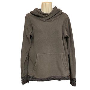 Lululemon Runaway Fleece Soot Light Pullover / Hoodie/ Heathered Medium warm Gre